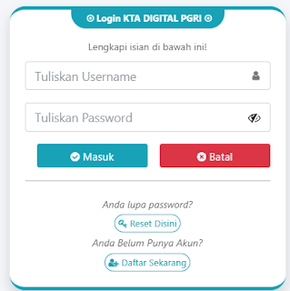 Register PGRI Jember - Persatuan Guru Republik Indonesia Cabang Kabupaten Jember